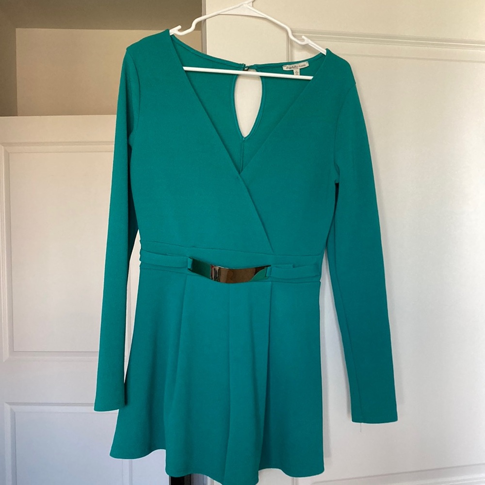 Teal Romper